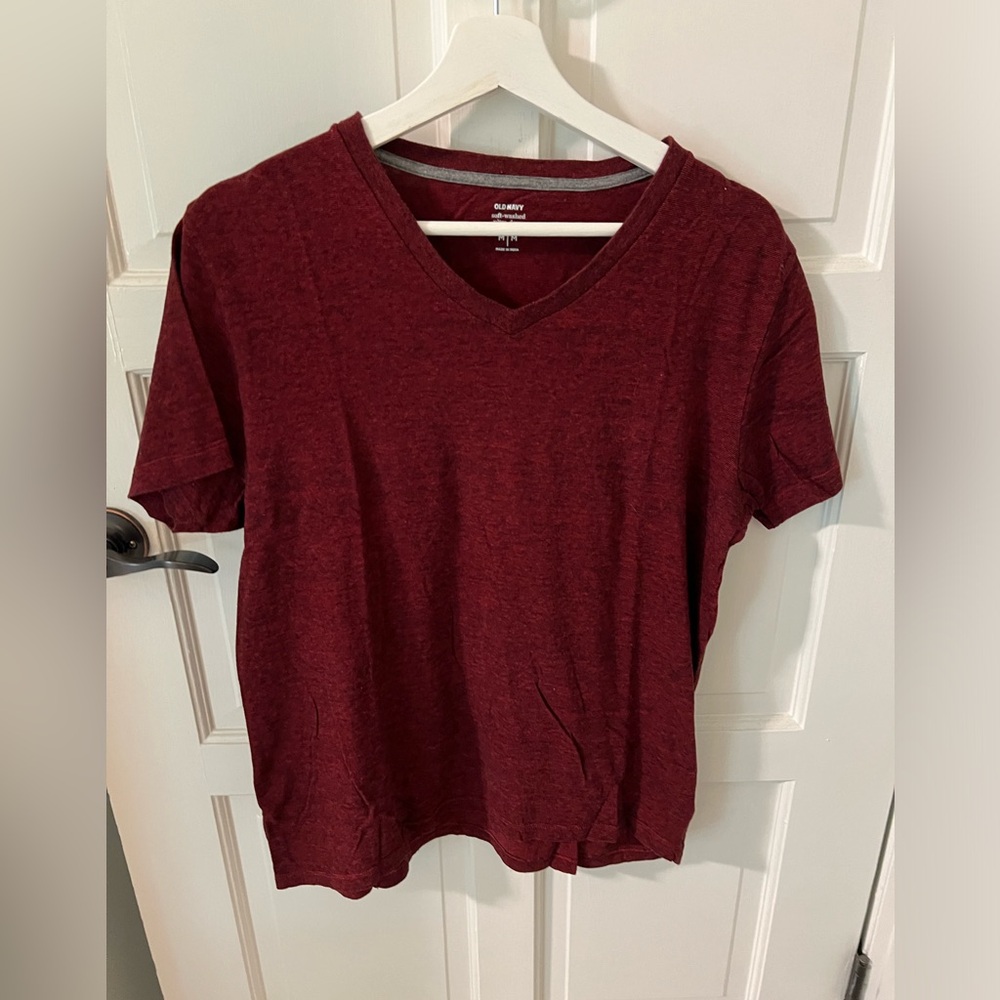Burgundy Short Sleeve Tee